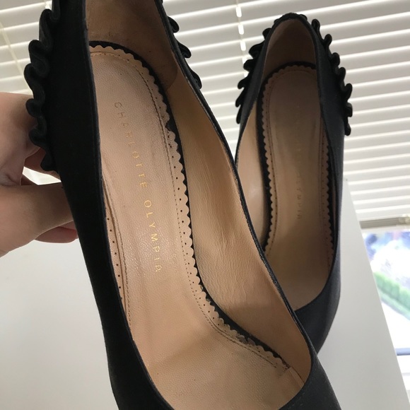 *sold off Poshmark*Charlotte Olympia Heels - Picture 3 of 4